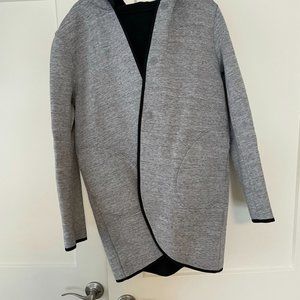 lululemon reversible black and gray overcoat